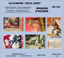 1/35 Propaganda Posters WWII Poland 1939-45 Part 2 decal