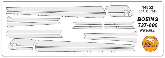 1/144 Boeing 737-800 anti-ice system masks
