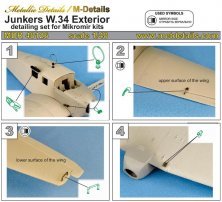 1/48 Junkers W.34 exterior details