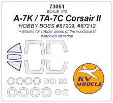 1/72 A-7K / TA-7C Corsair II masks for Hobby Boss