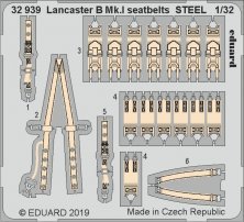 1/32 SET Lancaster B Mk.I seatbelts STEEL