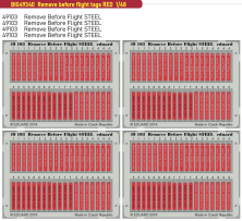 1/48 Remove before flight tags REDBigEd Set