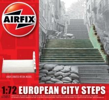 1/72 European City Steps. Ready Built Unpainted Resin BUILDINGS