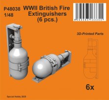 1/48 British Fire Extinguishers WWII.