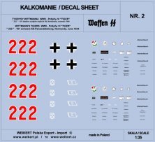 1/35 TIGER I 222 101st SS, Normandy, June 1944 decal