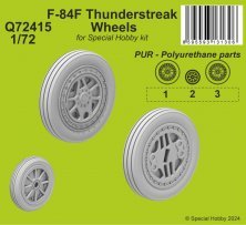 1/72 F-84F Thunderstreak Wheels for Special Hobby