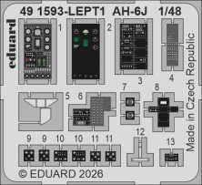 Eduard Set AH-6J f�r ICM 1/48