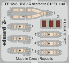 1/48 TBF-1C seatbelts STEEL