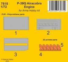 1/72 P-39Q Airacobra Engine for Arma Hobby
