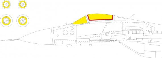 Mask 1/72 MiG-29 9-19 SMT G.W.H.