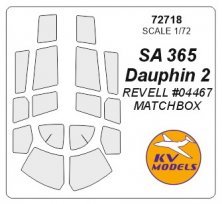 1/72 Aerospatiale Sa 365 Dauphin 2 paint masks