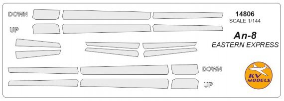 1/144 Antonov An-8 anti-ice system masks