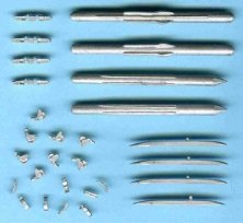 1/72 BAC/EE Lightning Missile and Handling Trolley Set