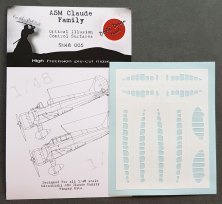 1/48 Mitsubishi A5M Claude Control Surfaces