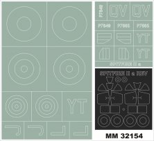 1/32 Supermarine Spitfire Mk.IIa masks
