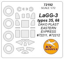 1/72 LaGG-3 masks