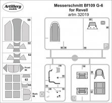 1/32 Masks for Messerschmitt Bf-109G-6