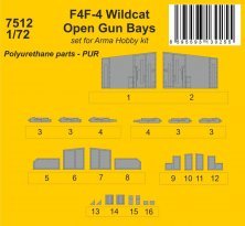 1/72 F4F-4 Wildcat Open Gun Bays