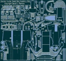 1/48 Hawker Hunter F.6/FGA.9 Detail Set for Academy and Italeri