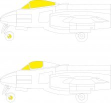 Mask 1/72 Meteor FR.9 for Airfix