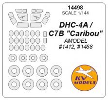 1/144 De-Havilland-Canada DHC-4A / C7B Caribou canopy paint mask