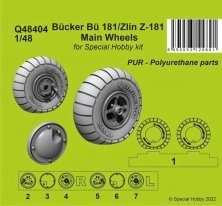 1/48 Bcker B 181 / Zlin Z-181 Main wheels
