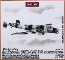 1/72 Ju 86K-4/B3A Swedish  Conv.set (Part IV.)