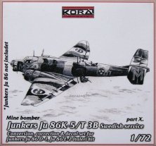 1/72 Ju 86K-5/T3B Swedish  Conv.set (Part X.)