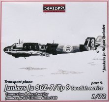 1/72 Ju 86Z-7/Tp 9 Swedish  Conv.set (Part IX.)