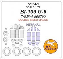1/72 Messerschmitt Bf-109 G-6 Double-sided masks