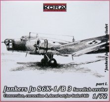 1/72 Ju 86K-1/B3 Swedish  Conv.set (Part I.)