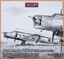 1/72 Ju 86K-6 Chile A.F. service  Conv.Set (ITAL)