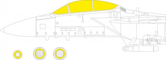 Mask 1/72 F-15D for Finemolds