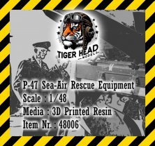 1/48 Republic P-47D Thunderbolt Razorback Sea-Air Rescue Equip.