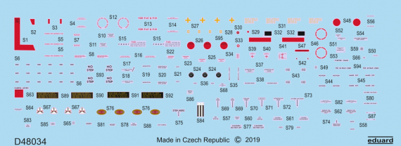 Decals 1/48 P-51D stencils