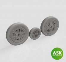 1/72 Republic F-84F wheels with paint masks for Special Hobby