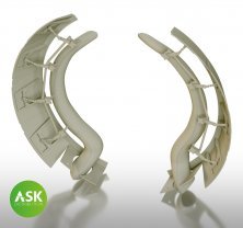 1/48 Mitsubishi A6M2 Zero open engine cooling flaps with exhaust