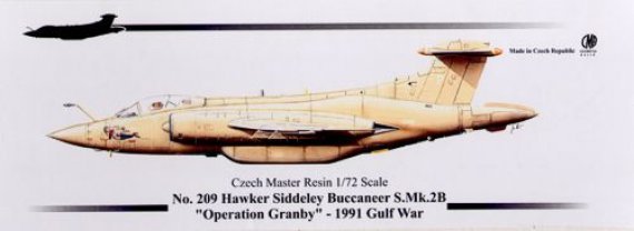 1/72 H. Siddeley Buccaneer S.Mk.2B model Gulf War