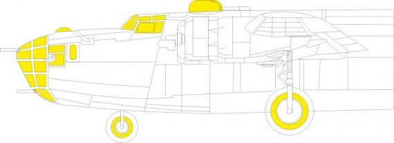 Mask 1/48 B-24D TFace for Hobby Boss