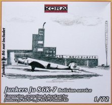 1/72 Ju 86K-7 Bolivian service  Conv.Set (ITAL)