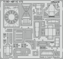 Eduard Set TBF-1C 1/72 f�r Hobby Boss