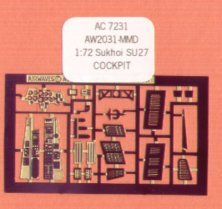 1/72 Sukhoi Su-27 Flanker Cockpit Set for Italeri