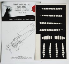 1/48 Mitsubishi A6M5 m. 52 Reisen Control Surfaces