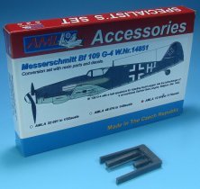 1/72 Messerschmitt Bf-109G-4 W.Nr14851 resin parts and decals