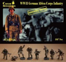 1/72 Scale German Africa Korps Infantry