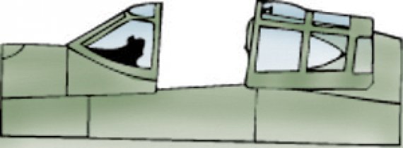 1/48 F4U-1 Corsair Birdcage Vacuform Canopy. 1 piece. For Arii