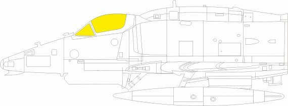 Mask 1/48 A-4M TFace for Magic Factory.