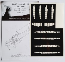 1/48 Mitsubishi A6M3m 22 Reisen Control Surfaces
