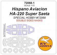 1/72 Hispano-Aviacion HA-220 Super Saeta masks