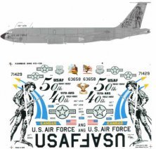 Décal KC-135D/E 117th ARS Kansas Coyotes 1/72 Décal KC-135D/E 117th ARS Kansas Coyotes 1/72